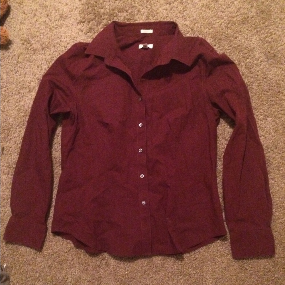 Talbots Button Down Size 8P - Picture 3 of 3